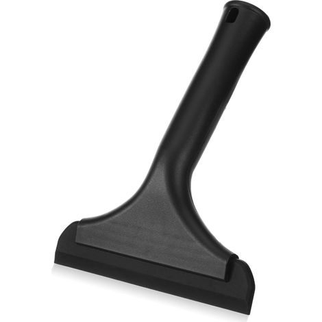 Raclette à vitres de voiture en silicone - Petite raclette de douche polyvalente pour fenêtre de voiture, miroir, verre, cuisine, salle de bain (noir) (1/5)