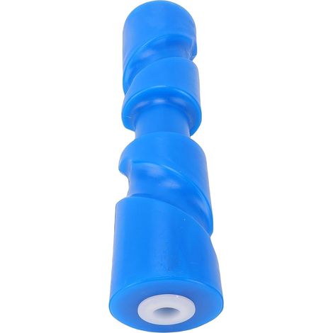 Rouleau de Quille à Centrage Automatique de 12 Pouces Rouleau de Quille à Alignement Automatique de Bateau à Centrage Anti-Abrasion PU Bleu Chargement Facile (1/5)