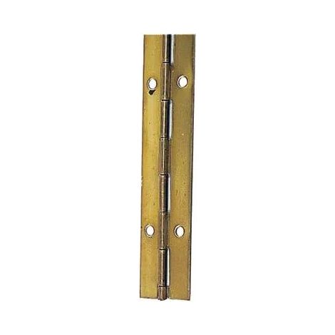 Bisagra de piano MONIN de acero latonado - 32 X 1980 mm - 471810