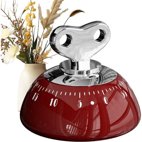Retro Stil Countdown Für Kochen, Mechanischer Eieruhr 60 Minuten, Küchen Timer, Küchenhelfer Für Haushalt Senioren Kinder (1/5)