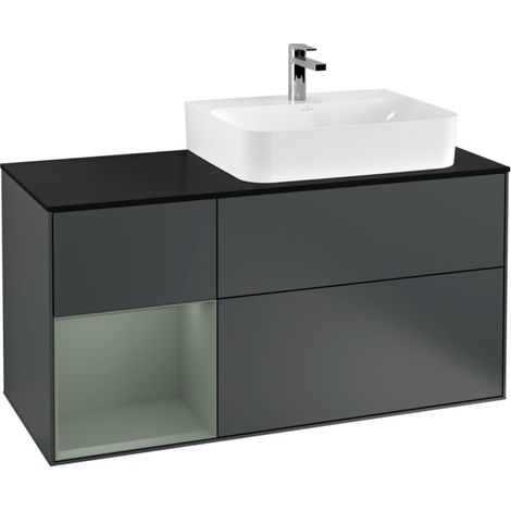 Villeroy & Boch G142GMHG Armoire sous-lavabo Finion G14 (1/2)