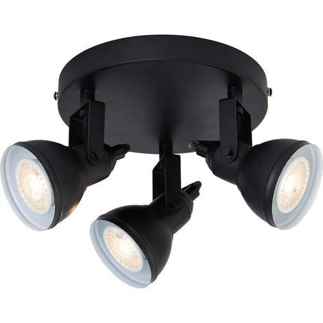 Searchlight Focus 3 Light Spotlight Disk - Schwarz (1/3)