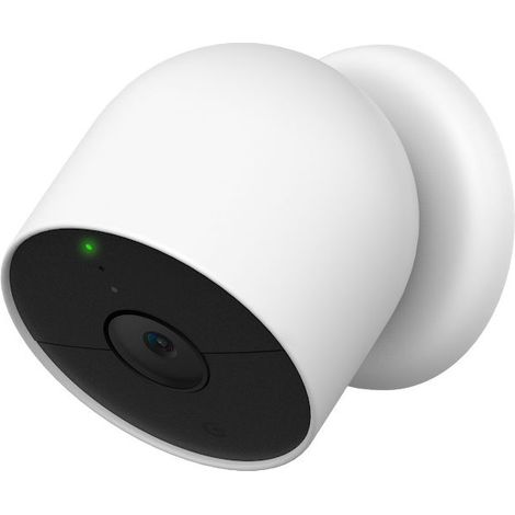 Google GA01317-DE Nest Cam Telecamera di sicurezza IP Wireless Interno Esterno 1920x1080 Pixel 130° IR 6.1m IP65 colore Bianco