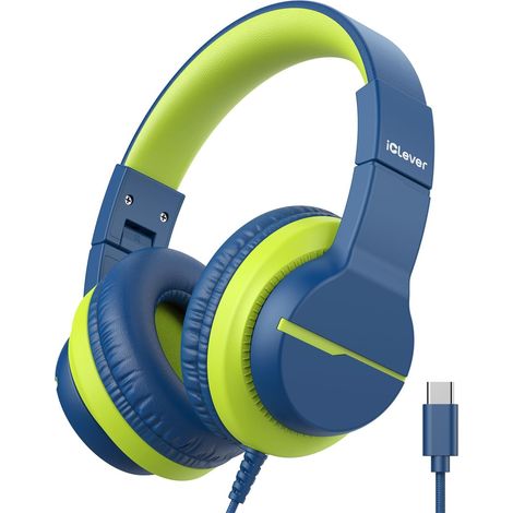 HS19S Casque Audio Enfants, Casque Filaire Enfant de USB C (1/5)