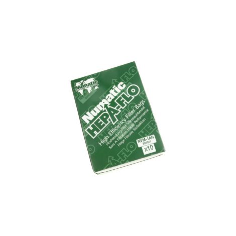 Scatola di 10 borse flo Hepa 6 litri per aspirapolvere NUMATIC 604011