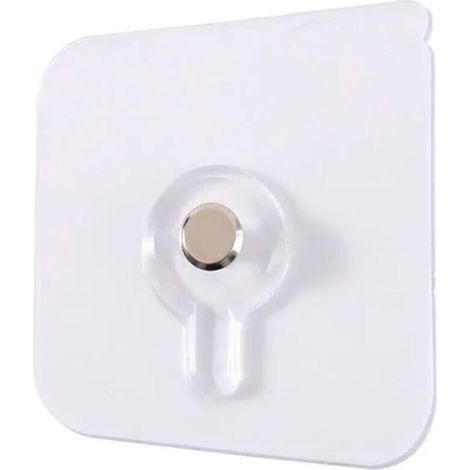 Fixation Cadre Sans Percer, 10pcs Clou Adhésif Mural Attache Tableau sans Poinçon Trou Transparent Crochet Collante de Suspension Accroche Cadre Photo pour Art Mural Miroir Salon Salle Bain Cui (1/4)