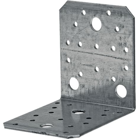 Équerre de montage en acier 60x60x60mm, épaisseur 2,5mm, perforée 63166025 x1 pc. (1/2)