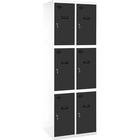 Taquilla 1800x600x500 SIMONLOCKER PROFESIONAL 3 PUERTA 2/6 300 (600)BL/AN marca SIMONRACK