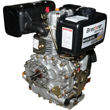 Motore diesel 7CV 178F, 296cc, 3600 giri/min, albero cilindrico filettato 19,05mm, avviamento a strappo (1/5)