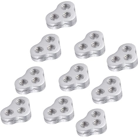 10 Stück Offset-Halterungen aus Aluminiumlegierung, 3-Loch-Stabilisator-Offset-Halterung für Roboter, spezifische Montage (1/5)