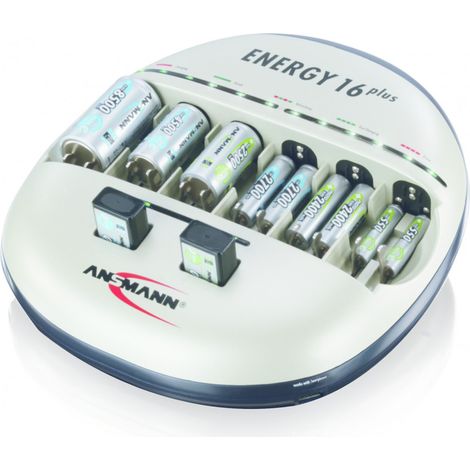 Chargeur de piles rondes NiCd, NiMH Ansmann Energy 16 plus A77988 (1/10)