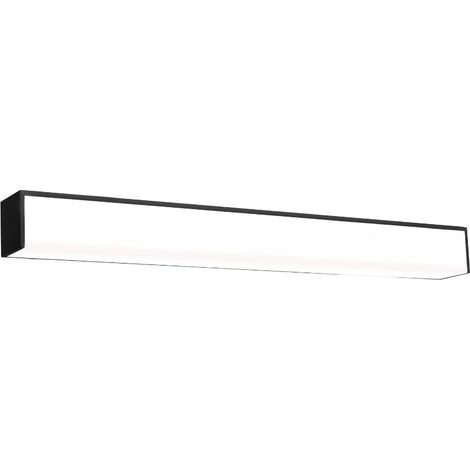 Voltman – Réglette salle de bains étanche IP44 60cm 18W 1250lm 4000K – Lumière blanche – Design cubique moderne – Pour espaces humides