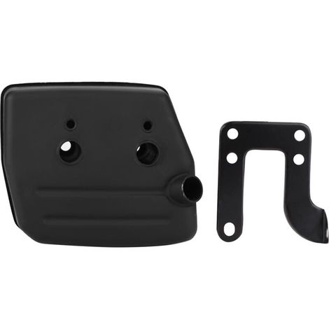 royaluxe -Silencieux d'échappement avec support d'échappement adapté pour Husqvarna 61 268 272 503 47 (1/5)