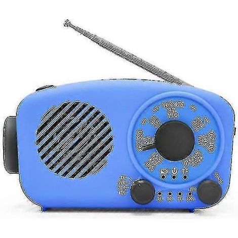 Radio portable à manivelle, d'urgence, solaire, mini, chargeur de téléphone portable X (1/5)