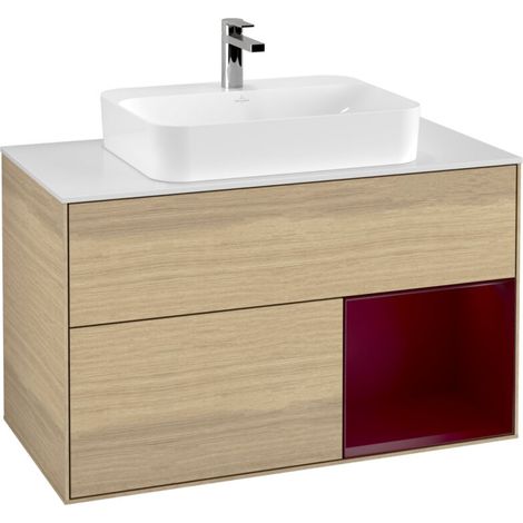Villeroy & Boch G371HBPC Meuble sous lavabo Finion G37 (1/2)