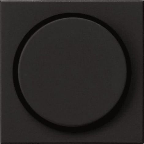 Gira Copertura Manopola Dimmer/Potenziometro System 55 Nero opaco [0650005], 0650 005