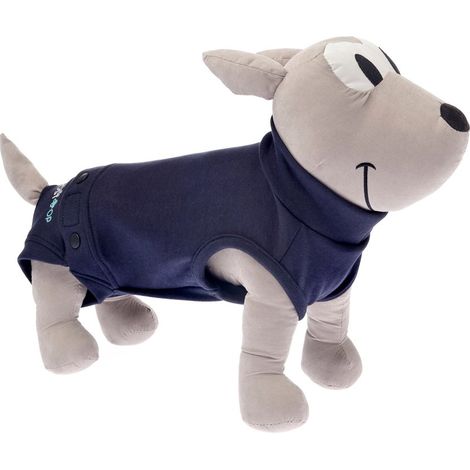 lunghezza 50 cm/ torace 70 cm: Tutina post operatoria in cotone per cani e gatti chiusura a strappo e bottoni LINEA POST-OP
