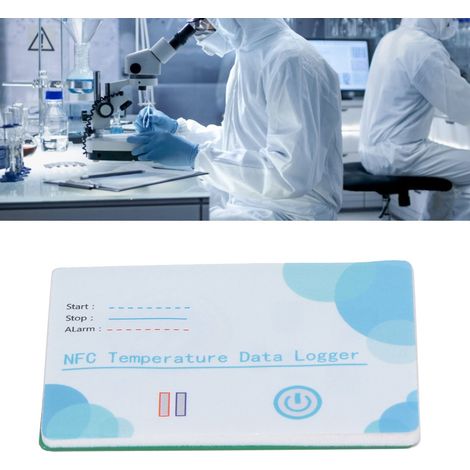 TTE35124 Temperaturdatenlogger mit Bluetooth, USB und NFC – Einweg-Datenlogger mit App-Anbindung zum Datenexport (1/5)
