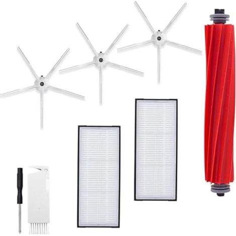 Kit d'accessoires pour Roborock série S7 : 1 brosse principale, 3 brosses latérales, 2 filtres (1/4)