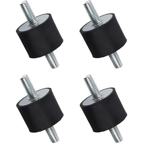 4Pcs M10 Amortisseur Anti-Vibration, Isolateur en Caoutchouc Monte Amortisseur de Pompe de Compresseur d'Air 40 30 pour Bobines de Bateau de Voiture (1/5)