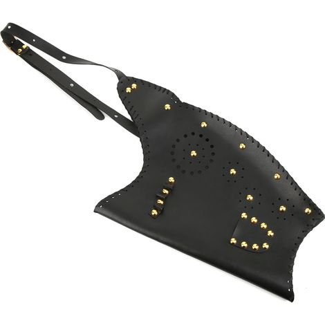 Sacoche en cuir noir traditionnelle pour compétition de chasse au tir à l'arc, utilisation extérieure et intérieure (1/5)