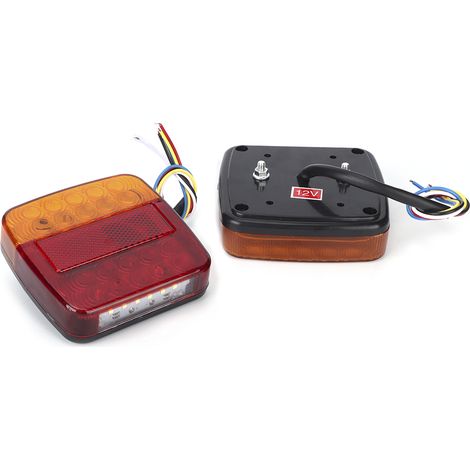 Ampoules 12V 26LED, haute luminosité, installation facile, accessoires universels pour remorques. (1/5)
