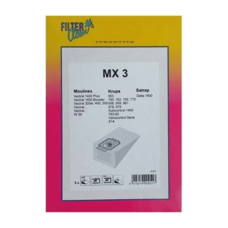 SACHET DE SACS VECTRAL POUR PETIT ELECTROMENAGER MOULINEX - 5392527