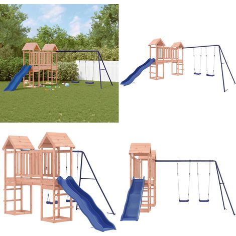 Spielturm Massivholz Douglasie - Holzspielplatz - Spielturm - Douglasie - Kletterturm - Rutsche - Home & Living