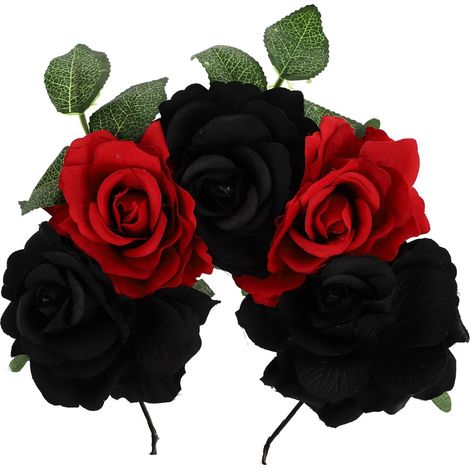 Artificial Flower Headband for Women, Halloween Theme (1/5)