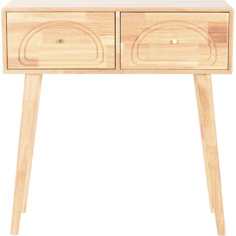 Consola Madera De Hevea 80,5X30X80 (1/5)