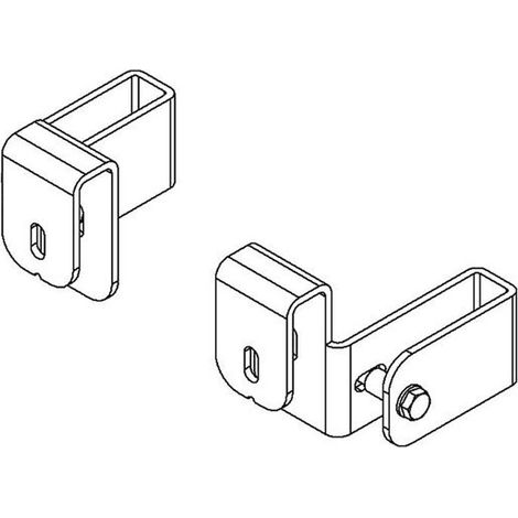 Hailo Haken mit Holmumfassung für Schachtleitern mit 60x20mm Holmabmessung