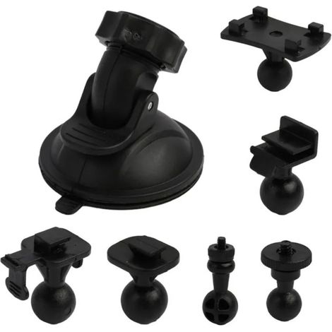 Support de Fixation à Ventouse pour Voiture,Support Caméra Embarquée Universel,Support Ventouse Camera,Rotation à 360 Degrés