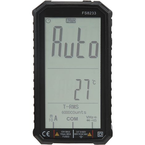 Multimètre numérique FS8233 ultra-mince, écran complet, voltmètre automatique intelligent de haute précision (1/5)