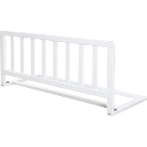 ROBA Bettgitter aus Holz 90 cm – Sicherer Absturzschutz für Babys und Kinder – 18 Monate bis 5 Jahre – Einfache Montage – Weiß (1/3)