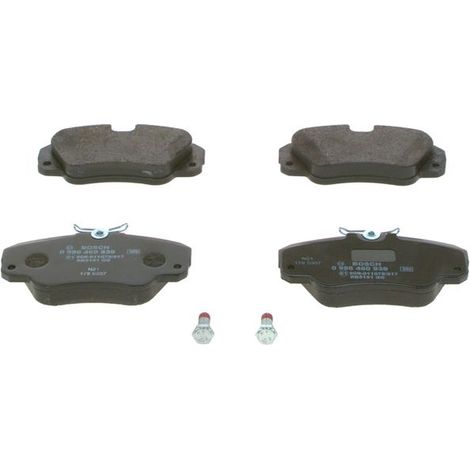 Kit de plaquettes de frein, frein à disque BOSCH 0 986 460 939 OPEL 16 05 004