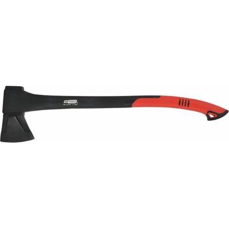 Awtools Axt mit Keil, 1800 g, Vollverbund, schwarze Linie