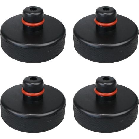 Sollbry Pad pour Tesla, Pièces Tampon Compatibles Coussinets Tesla Model 3/S/X/Y, Compatible Cric Tampon de Levage avec Boîte(4Pcs), Cale Levage Accessoires pour Véhicules Coussinet Caoutchouc (1/5)