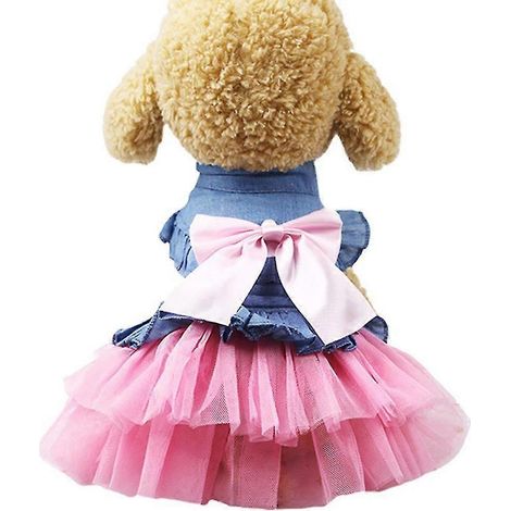 Vestido de princesa para perros, ropa para mascotas, boda para perros (1/5)