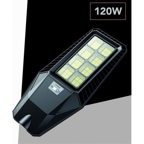TrAdE Shop Traesio - Lampione Stradale Led Faretto Solare Esterno Luce Fredda 120 W Sl-606-200-6500k - (1/3)