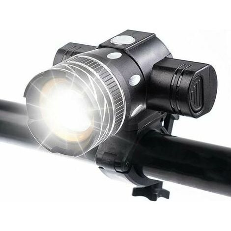 5000 Lumens Bike Light Rechargeable Front Light, Waterproof LED High Brightness Bike Light 6 Hours Mountain Road Cycling Safety Commuter Flashlight with 3 Modes (1/5)