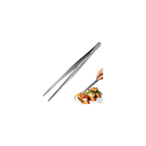 30 cm Grillzange aus Edelstahl 304, Küchenzange - Crezuo