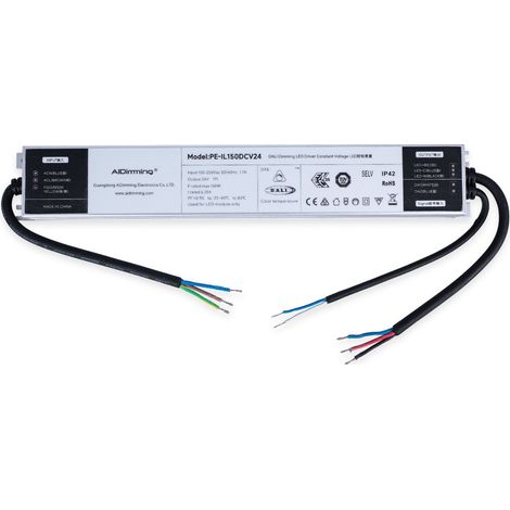 Alimentation LED dimmable DALI DT8 - 24V DC - 6,25A - 150W