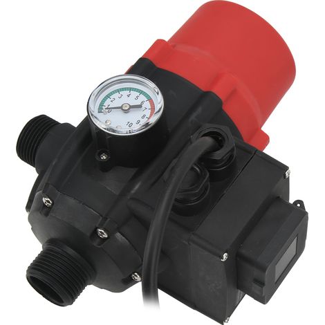 Contrôleur de pression de pompe à eau réglable G1in, étanche, 1,5-3,0 bar, prise UE, 220-240 V, 1,1 kW (1/5)