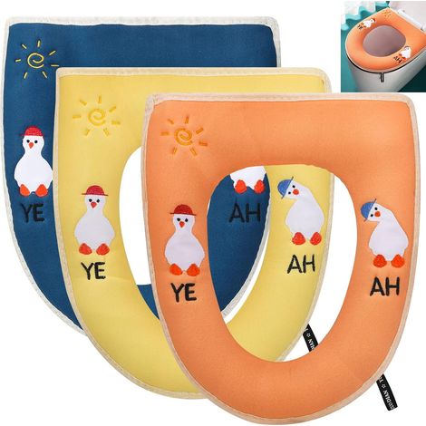 Siège WC lot de 3 lavable 3 pièces lavable - Confort et (1/5)