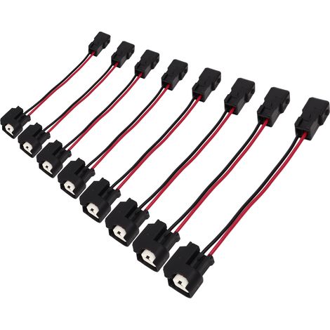 Ortviai Adaptateur de Faisceau d'Injecteurs 8 Pièces pour Moteurs LS1/LS6/LT1 (EV1) vers LS2/LS3/LS7 (EV6), ABS