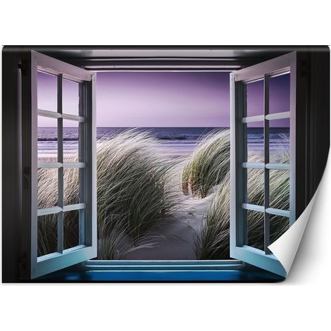 Papier peint Vue de la fenêtre Plage Nature 450x315 (1/5)