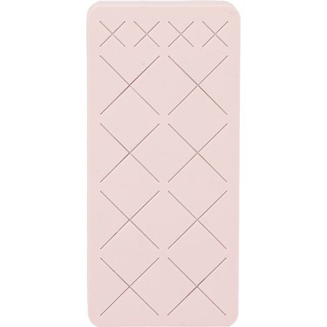 Étagère de rangement pour rouges à lèvres 12 emplacements, organiseur de maquillage en silicone rose, support de présentation pour vernis à ongles et crayons à sourcils (1/5)