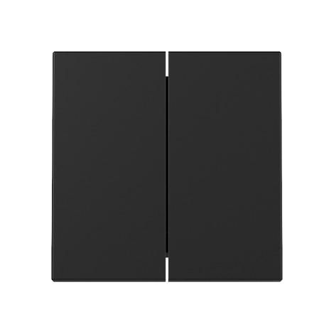 Plaque de finition Gira 3295005 noire mate compatible System 55