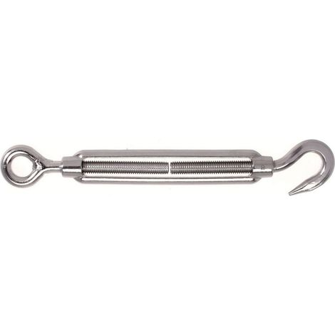 Cadena inox A4 avec oeillet et crochet, M8 (1/3)