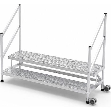 Scalino 2 gradini - Altezza max. lavoro 2.50m - Larghezza 2.15m - MP2-200-RLGCDG (1/5)
